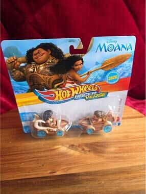2026 Hot Wheels Racer Verse Disney Moana & Maui 2 Pack Die-cast Set New
